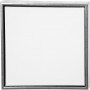 ArtistLine Canvas met lijst, antiek zilver, wit, afm 44x44 cm, D: 3 cm, 360 gr, 1 stuk