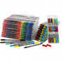 Colortime Dubbelstift, diverse kleuren, lijndikte 2,3+3,6 mm, 260 stuk/ 1 doos