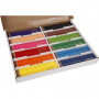 Colortime Kleurpotloden, diverse kleuren, L: 17,45 cm, vulling 3 mm, 12x24 stuk/ 1 doos
