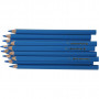 Kleurpotloden, blauw, L: 17,45 cm, vulling 5 mm, JUMBO, 12 stuk/ 1 doos