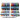 Textielmarker, lijndikte: 2,3+3,6 mm, standaardkleuren, complementaire kleuren, 24x20st.
