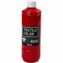 Textielkleur, primair rood, 500 ml/ 1 fles