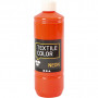 Textielkleur, neon oranje, 500 ml/ 1 fles