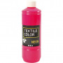 Textielkleur, neon roze, 500 ml/ 1 fles