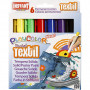 Playcolor Textielverf, ass. kleuren, L: 14 cm, 6 st./ 1 pk, 5 g