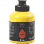 Art Acrylverf, primair geel, halfglanzend, transparant, 500 ml/ 1 fles.