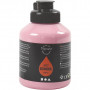 Art Acrylverf, dusty pink, halfglanzend, dekkend, 500 ml/ 1 fles.