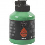 Acryl Verf, medium green, semi-glanzend, dekkend, 500 ml/ 1 fles
