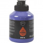 Art Acrylverf, violetblauw, halfglanzend, halftransparant, 500 ml/ 1 flacon.