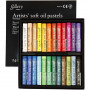 Gallery Oliepastel Premium, diverse kleuren, L: 7 cm, dikte 10 mm, 24 stuk/ 1 doos