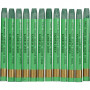Aquarelkrijt, cadmium groen (345), L: 9,3 cm, 12 stuk/ 1 doos