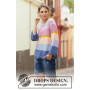 Sonora Sunrise Sweater by DROPS Design - Breipatroon trui - maat S - XXXL