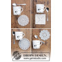 Bright Side Coasters by DROPS Design - Haakpatroon onderzetters 10-12cm