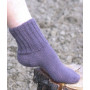 Cosy Rib Ankle Socks by DROPS Design - Breipatroon sokken - maat 35/37 - 42/44