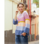 Sonora Sunrise Sweater by DROPS Design - Breipatroon trui - maat S - XXXL