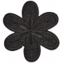 Strijkbloem zwart 4,5x4cm