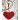 Sweet Heart by DROPS Design - Breipatroon kerstboomversiering hart 50cm