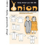 ONION Pattern Kids 10015 Dress, Gaiters &amp; Suit Maat 68-86/6-18 maanden