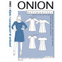 ONION Pattern Plus 9005 Dress in Corsage Cut Maat. XL-5XL