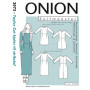 ONION Pattern 2073 Taylor Cut Dresses Maat. XS-XL