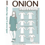 ONION patroon 2042 jurk/top met 2 mouwtypes Maat 34-48