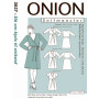 ONION Pattern 2037 Wrap Dress Maat. XS-XL