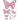 ONION Strijkwijzer Vlinder Roze A4