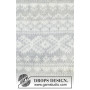 Silver Dream by DROPS Design - Breipatroon trui en muts met Scandinavisch patroon - maat S - XXXL