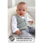 Junior by DROPS Design - Breipatroon babyvest - maat 1/3 maanden - 3/4 jaar