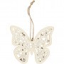 Houten hangertje, vlinder, bloem, vogel, B: 10 cm, H: 10 cm, multiplex, 90st, dikte 3 mm