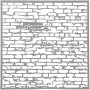 Sjabloon, stenen muur, afm 30,5x30,5 cm, dikte 0,31 mm, 1 vel