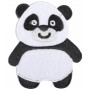 Strijkijzer-op Badge Staande Panda 5,6x6,8cm
