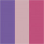 Plus Colour marker, fuchsia, dusty pink, dark lilac, L: 14,5 cm, lijn 1-2 mm, 3 stuks / 1 st.