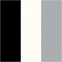 Plus Color marker, zwart, off-white, regengrijs, L: 14,5 cm, lijn 1-2 mm, 3 pcs./ 1 pk