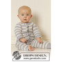 Baby Blues by DROPS Design - Haakpatroon babypak - maat 0/1 maand - 3/4 jaar