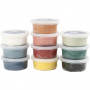 Silk Clay® , ass. kleuren, stoffige kleuren, 10x40g