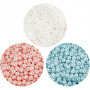 Pearl Clay®, lichtblauw, roze, gebroken wit, 1 set, 3x25+38 g