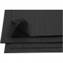 Harmonica papier, zwart, 28x17,8 cm, 8 vel/ 1 doos
