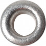 Vetersluiting, diam. 8 mm, H: 3 mm, zilver, 50st.