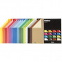 Color Bar raspapier, A4 210x297 mm, 100 g, ass. kleuren, zelf gekleurd papier, 160ass. vellen