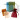 Organza zakjes, diverse kleuren, afm 7x10+10x15 cm, 30 stuk/ 1 doos