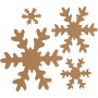 Sneeuwvlok, d 3+5+8+10 cm, 350 gr, 16 stuk/ 1 doos
