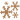 Sneeuwvlok, naturel, d 3+5+8+10 cm, 350 gr, 16 stuk/ 1 doos