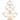 Geometrische kerstboom van hout, H: 40 cm, B: 31 cm, 1 stuk