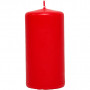 Kaarsen, rood, H: 100 mm, d 50 mm, 6 stuk/ 1 doos