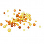 Facetkralen Mix, geel (32227), afm 4-12 mm, gatgrootte 1-2,5 mm, 250 gr/ 1 doos