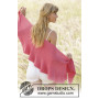 Pink Sorbet by DROPS Design - Breipatroon omslagdoek 33x140cm