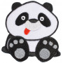 Strijkbout-op Zittende Panda 6,4x6,5cm