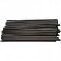 Constructie rietjes, zwart, L: 12,5 cm, d 3 mm, 800 stuk/ 1 doos