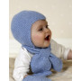 Baby Aviator Hat by DROPS Design - Duivelsmuts, sjaal en wanten Breipatroon maat 1/3 maanden - 3/4 jaar
